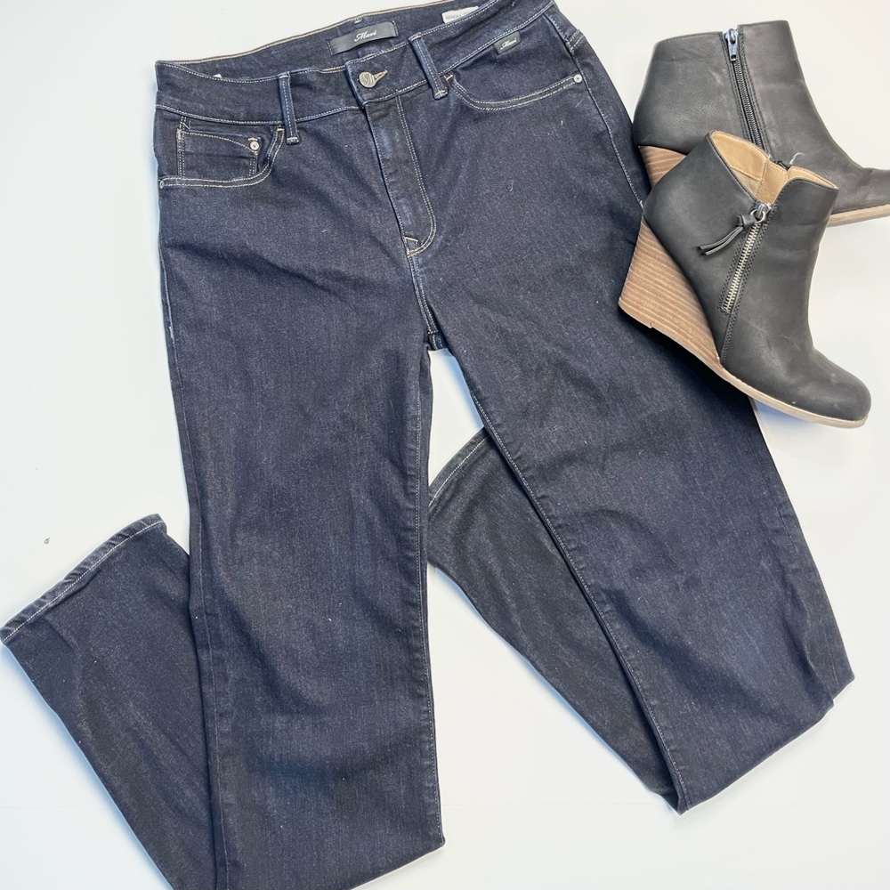 Mavi Kendra Dark Wash jeans straight leg high rise 30/34